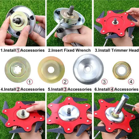 Befez Pro 6 Blade Adjustable Trimmer Head