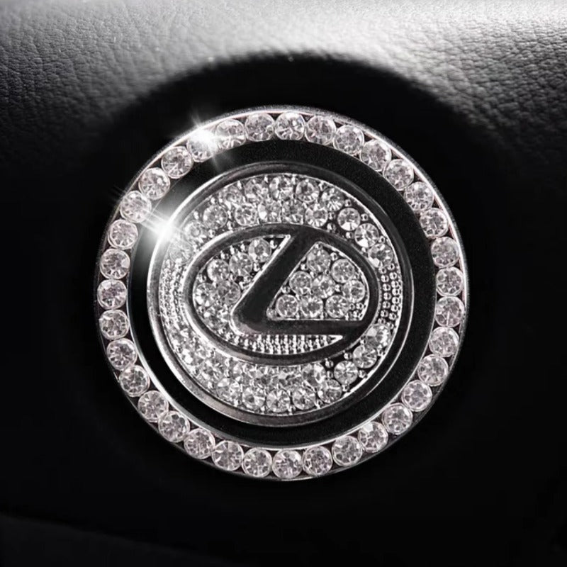 Luxury Crystal Car Starter Button Cover Ring