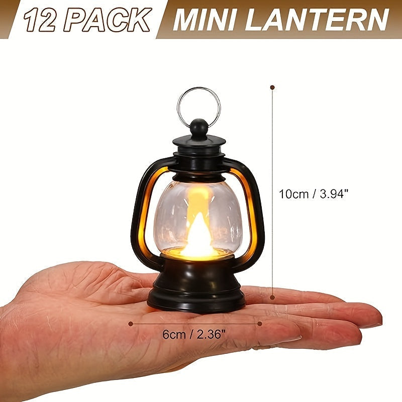 Vintage Mini LED Lanterns – Warm Party Lights