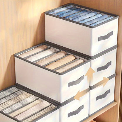 Compact Foldable Storage Drawer Organizer