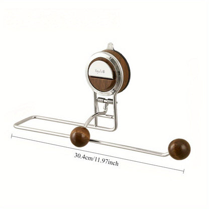 Sticky Mount Paper Towel Holder Stainless Steel