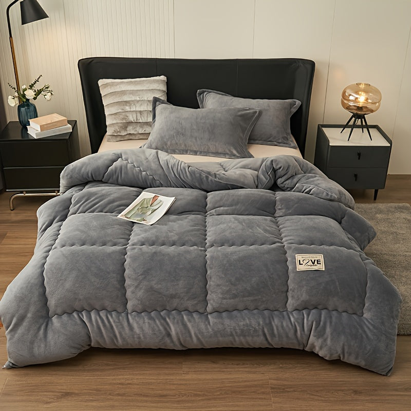 Soft Plush Fleece Winter Duvet for Cozy Sleep