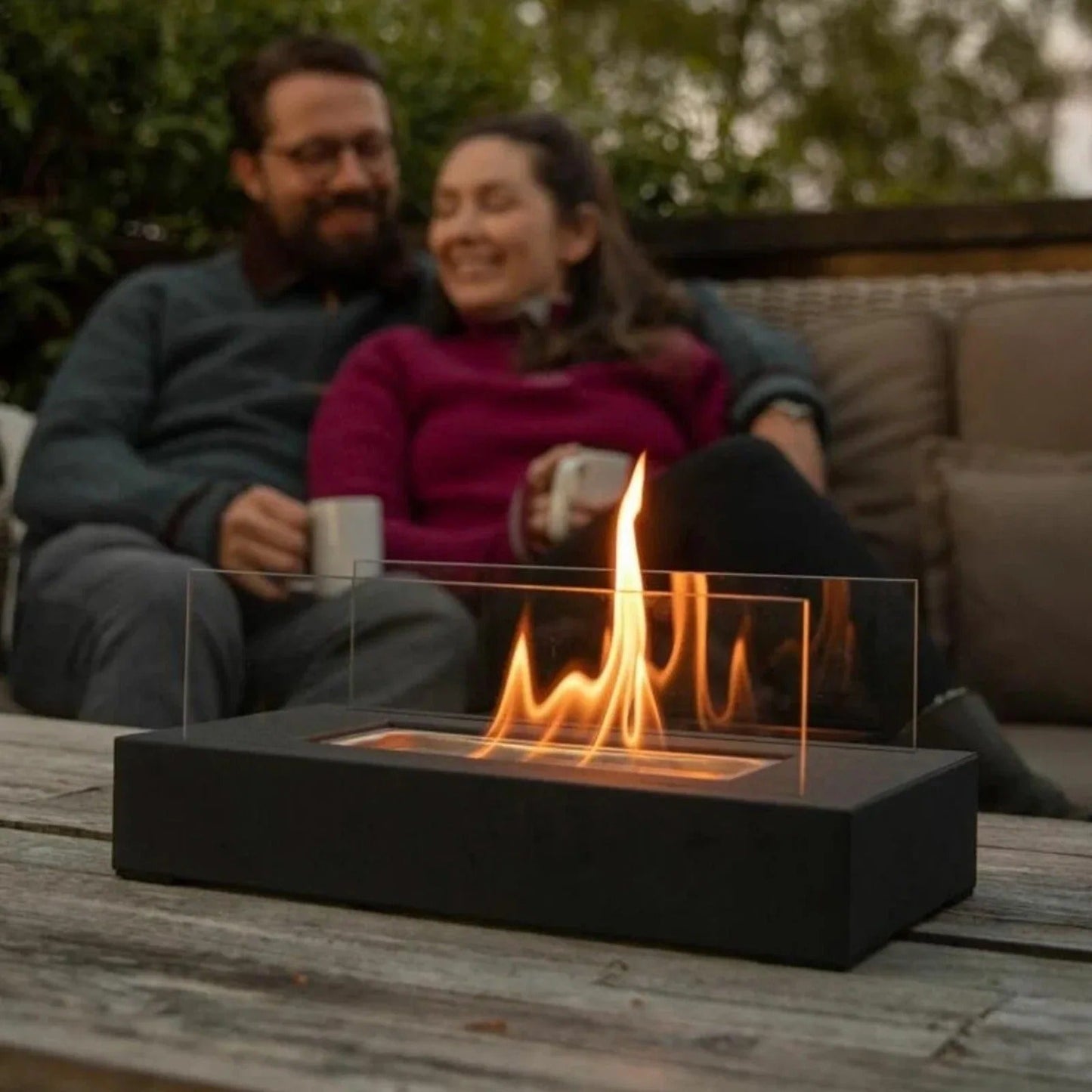 Cozy Electric Tabletop Fire Pit