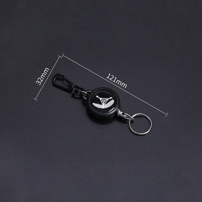 Strong Compact Keychain with Carabiner Clip