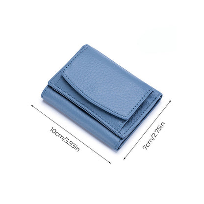 Compact Ladies Mini Fold Wallet