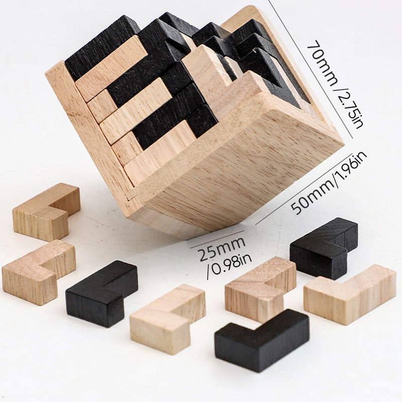 Classic Wooden Puzzle Brain Game