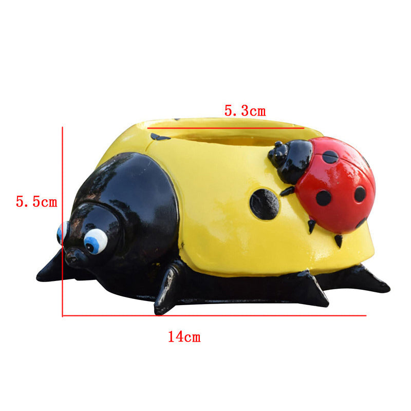 Colorful Metal Garden Planter Pot