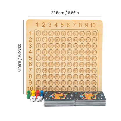 Fun Wooden Math Puzzle Blocks Game