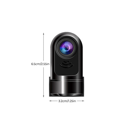 Compact 1080P HD Car Dash Cam with 360 Rotation