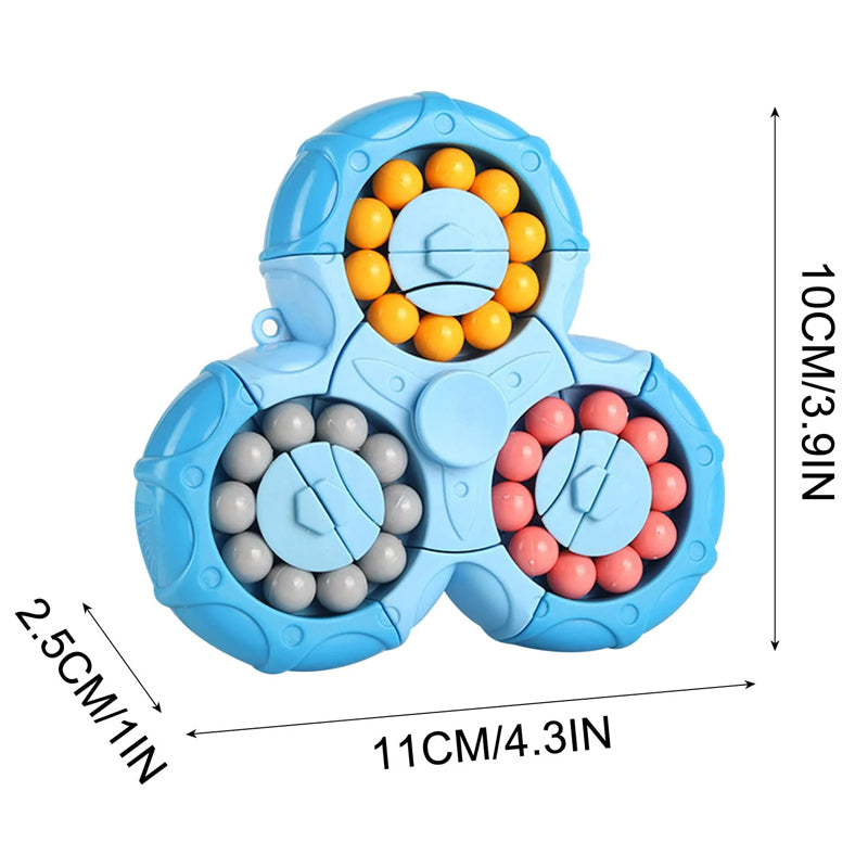 Cool 2-in-1 Rotating Puzzle Cube