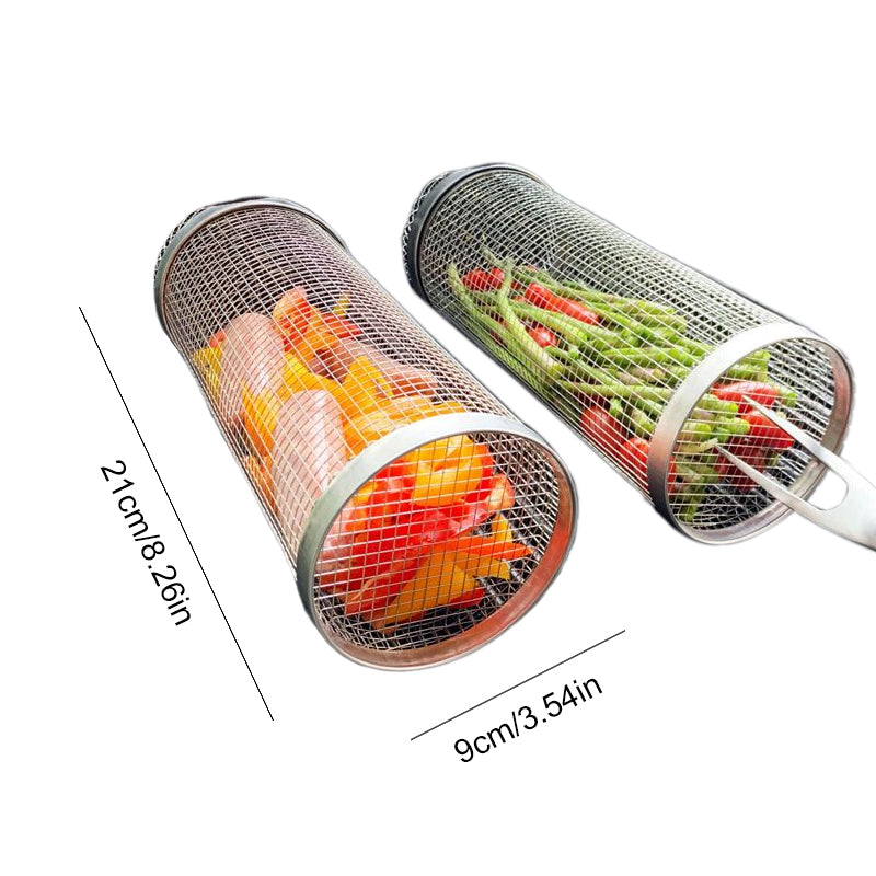 Round BBQ Grill Cooking Basket