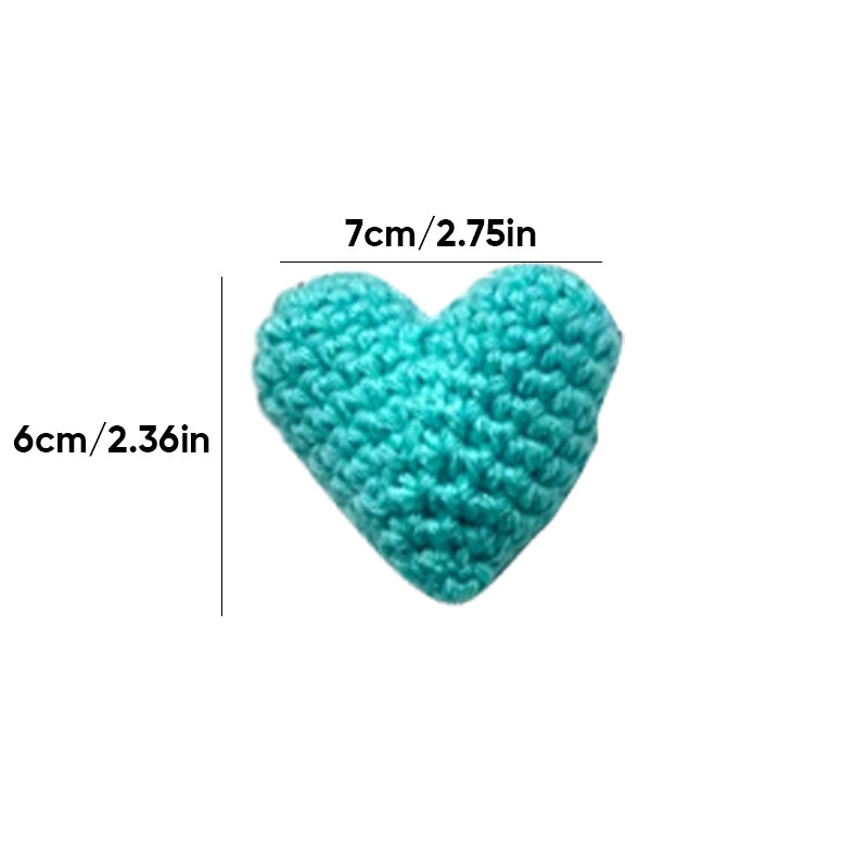 Colorful Handmade Heart Shaped Purse