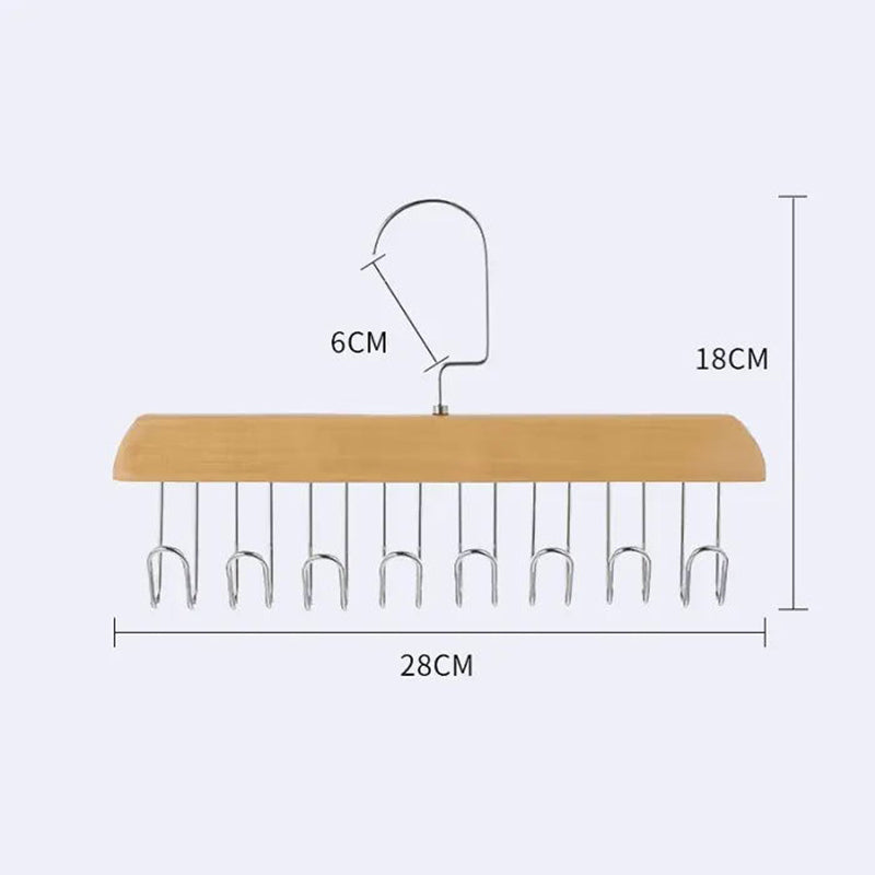 Sturdy Space-Saving Coat Rack with Hooks