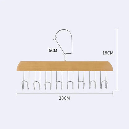 Sturdy Space-Saving Coat Rack with Hooks