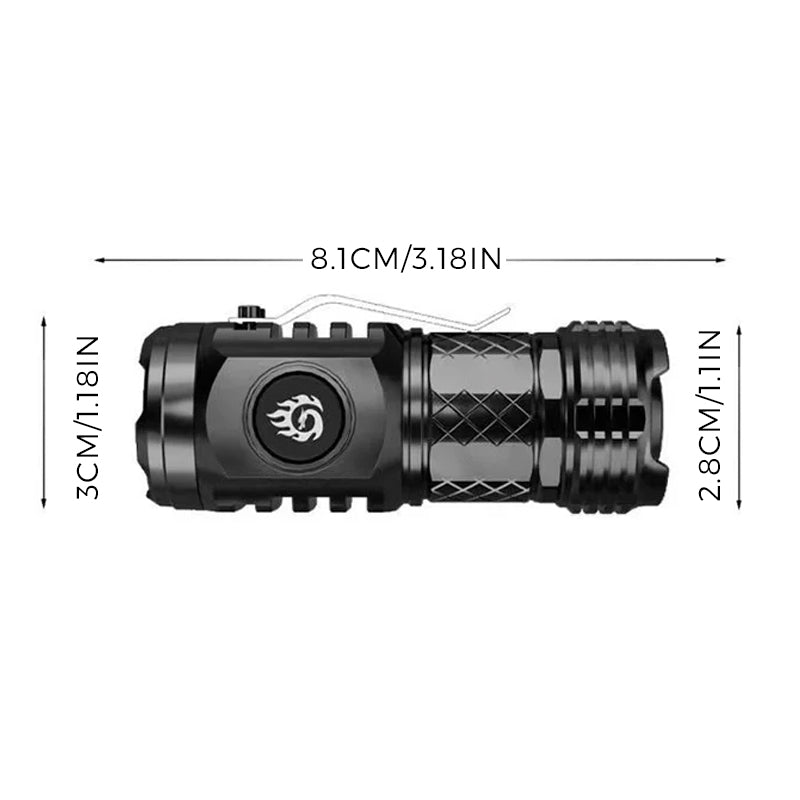 Compact Flashlight with Fun Cartoon Design