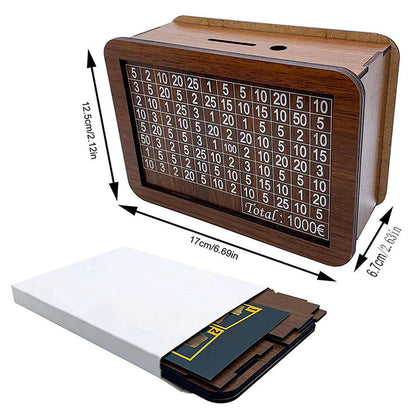 Traditional Coin Saving Box with Counter