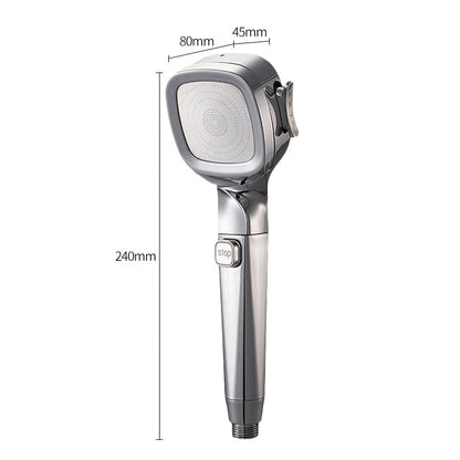 Powerful Handheld Shower with 4 Spray Settings