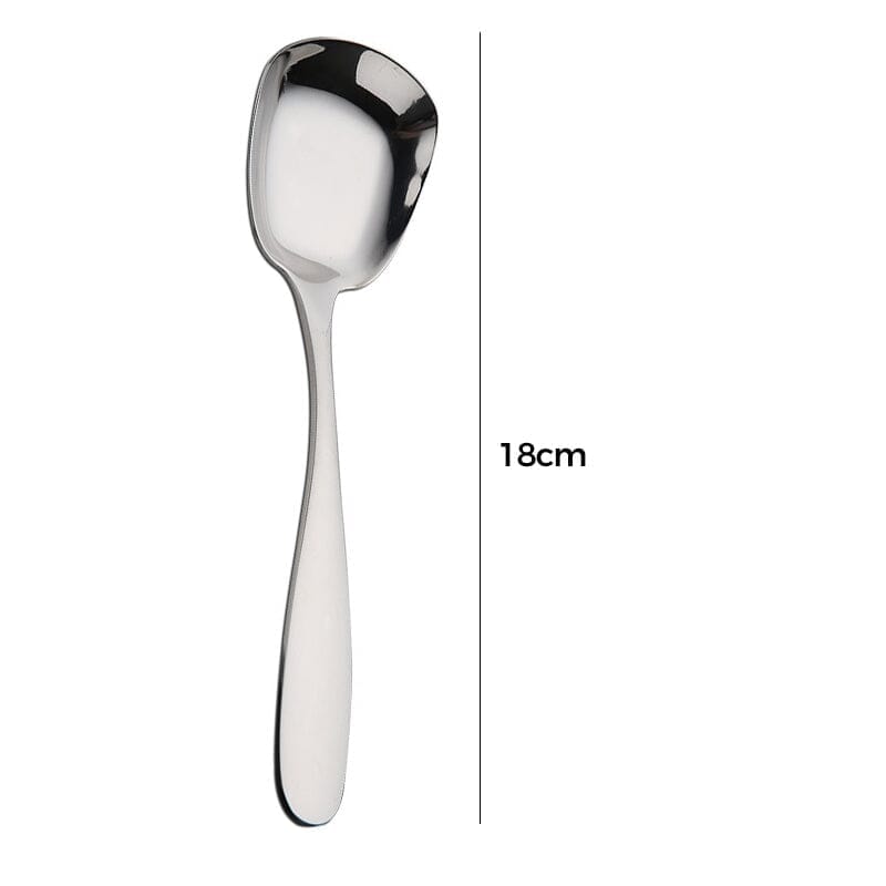 Durable Stainless Steel Square Spoon