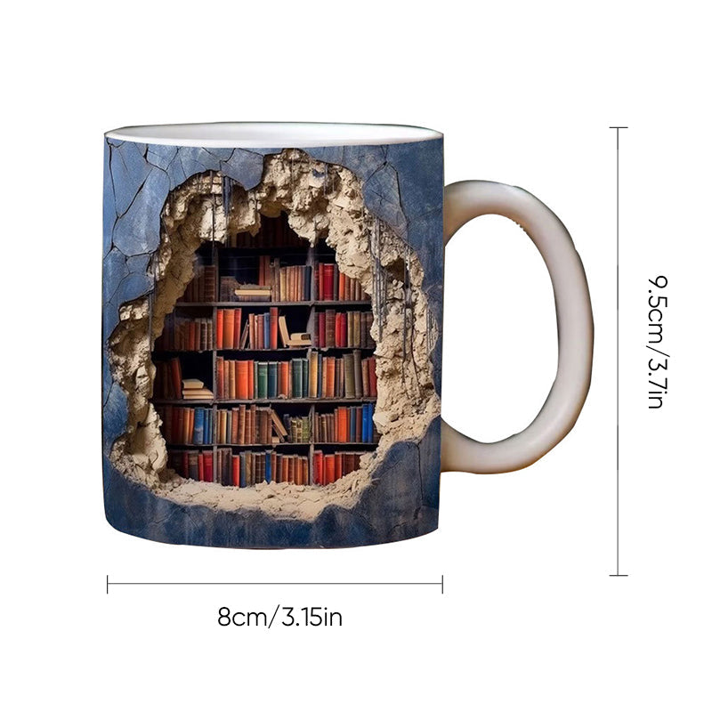 Colorful 3D Book Mug