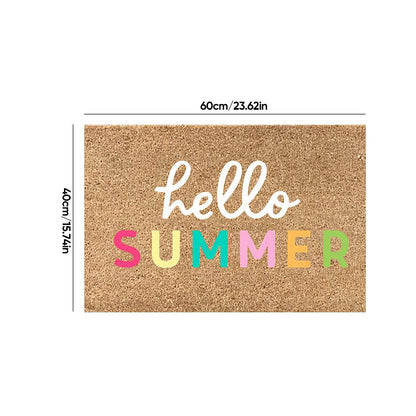 Colorful Welcome Mat – Stylish Front Door Mat