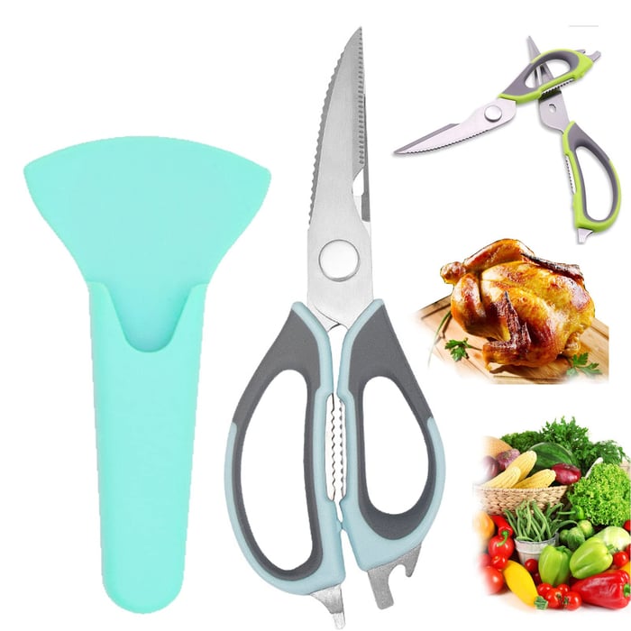 Premium 5-in-1 Kitchen Shears for Easy Food Prep - Befez