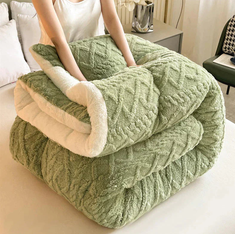 Soft Plush Winter Duvet Cover - Warm Fleece Bedding - Befez