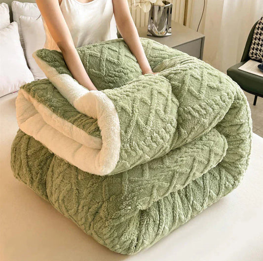 Soft Plush Winter Duvet Cover - Warm Fleece Bedding - Befez