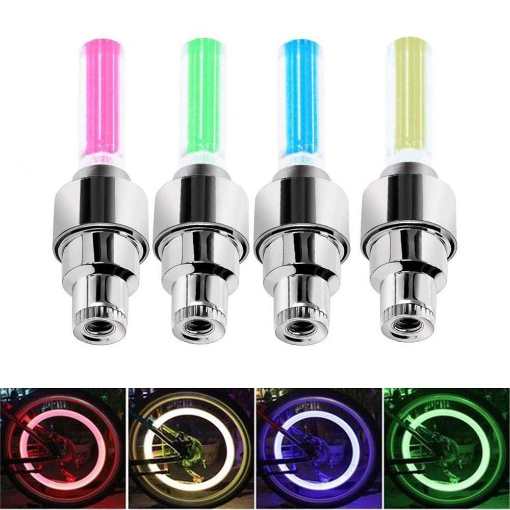 Bright LED Tire Valve Caps (2 Pack)