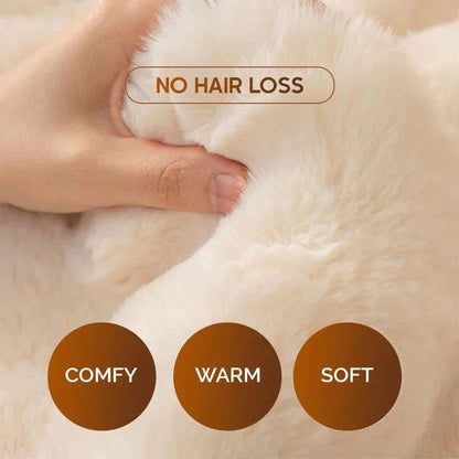 Plush Sofa Throw Blanket for Cozy Living Room Decor