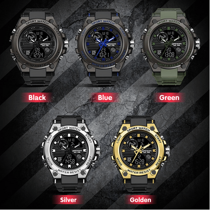 Waterproof LED Sports Watch for Men