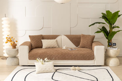 Fitted One-Piece Couch Cover
