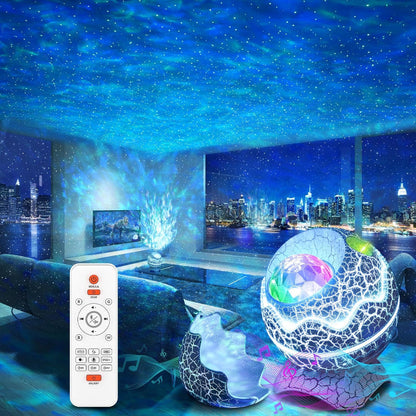 Colorful Star Night Light Projector with Bluetooth Speaker - Befez