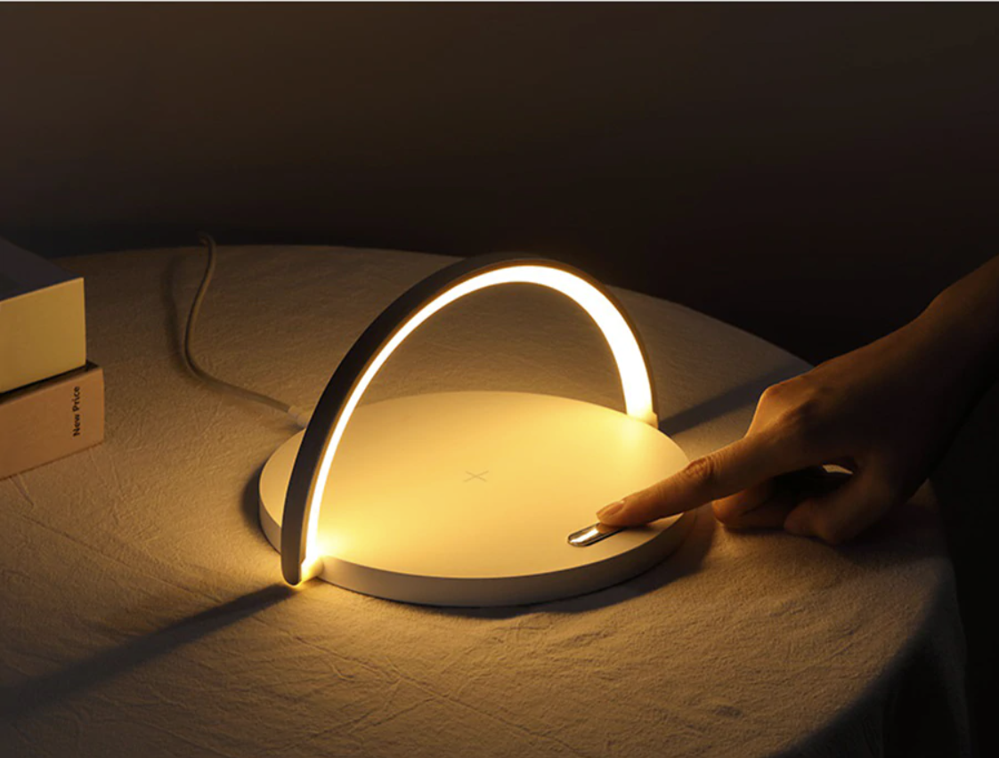 Befez | Bowlight Design | Compact 3-in-1 LED Night Lamp With Wireless Charging