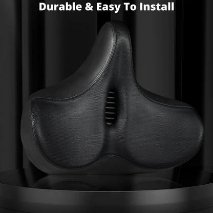 Big Bike Seat With Cushioned Pad and Waterproof Cover