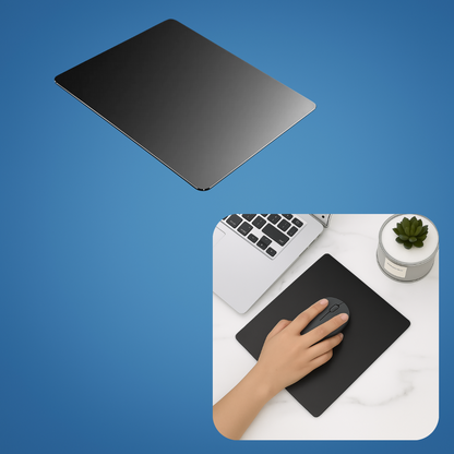 Sturdy Aluminium Desk Pad for Work and Gaming