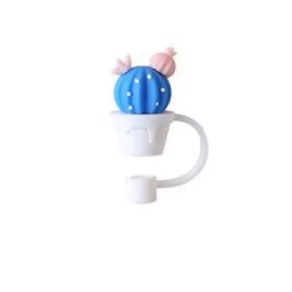 Colorful Silicone Straw Lid & Fun Accessories