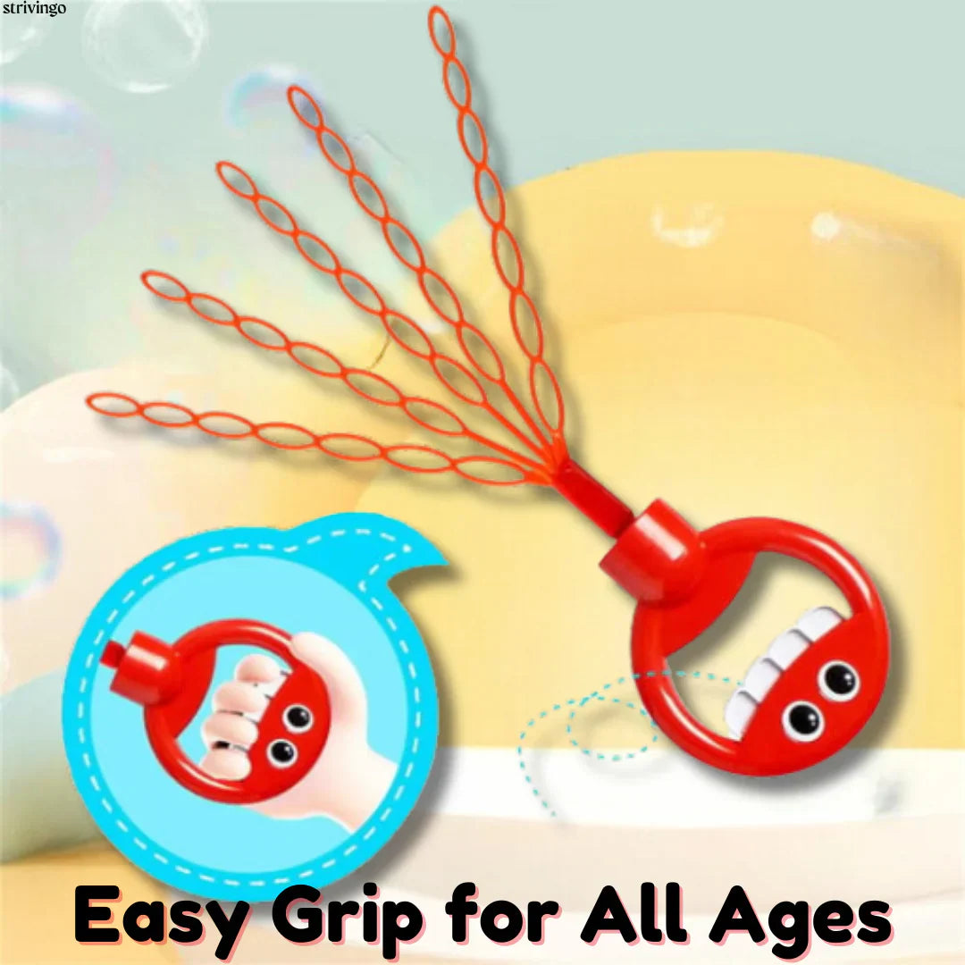 Colorful Bubble Blower with 32 Holes