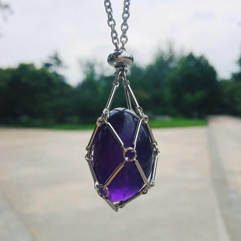 Sparkling Gemstone Pendant Necklace