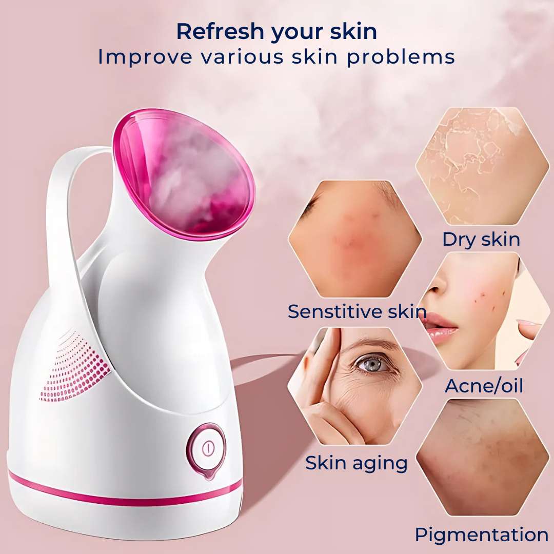 Advanced Facial Steamer for Deep Hydration and Pore Cleansing