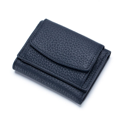 Genuine Leather Slim RFID Wallet
