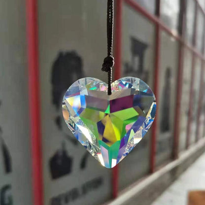 Beautiful Heart Shaped Glass Decor