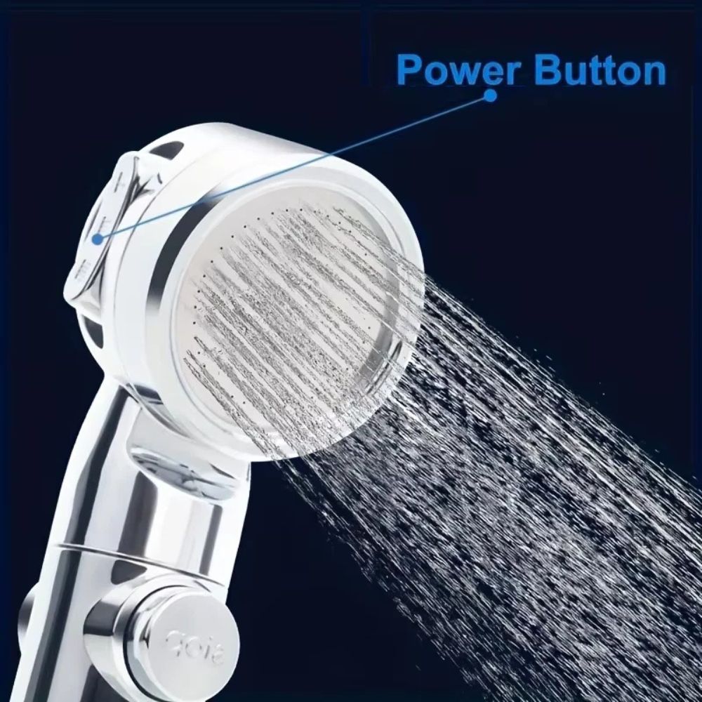 Compact Battery Powered Shower Head Spray Nozzle