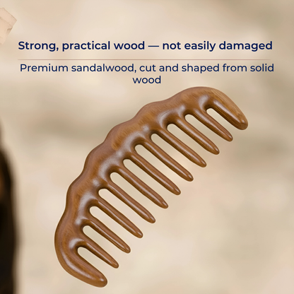 Soft Bristle Detangling Comb for Healthy Hair