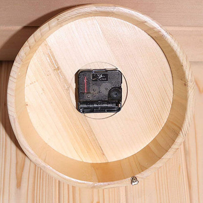 Quiet Natural Wood Wall Clock