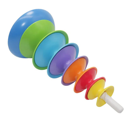 Colorful Kids Stacking Diabolo Tower