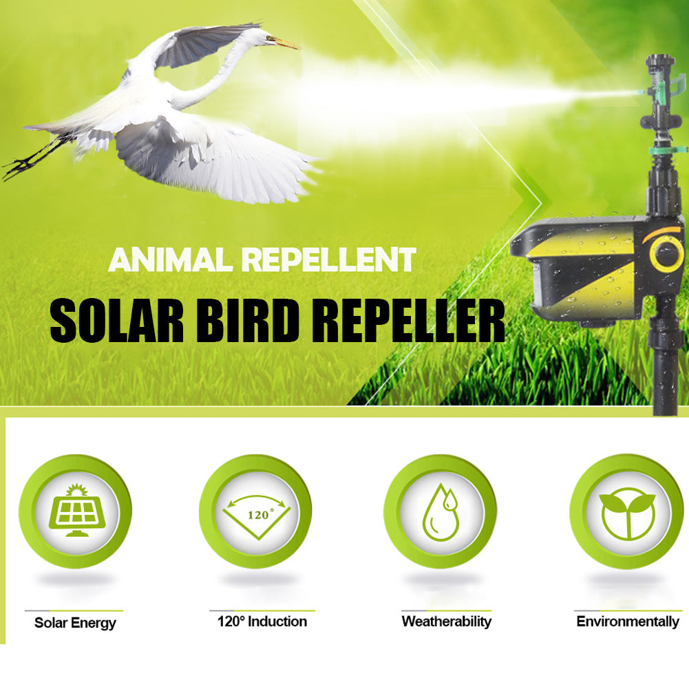 Solar Powered Deer Repellent Sprinkler System