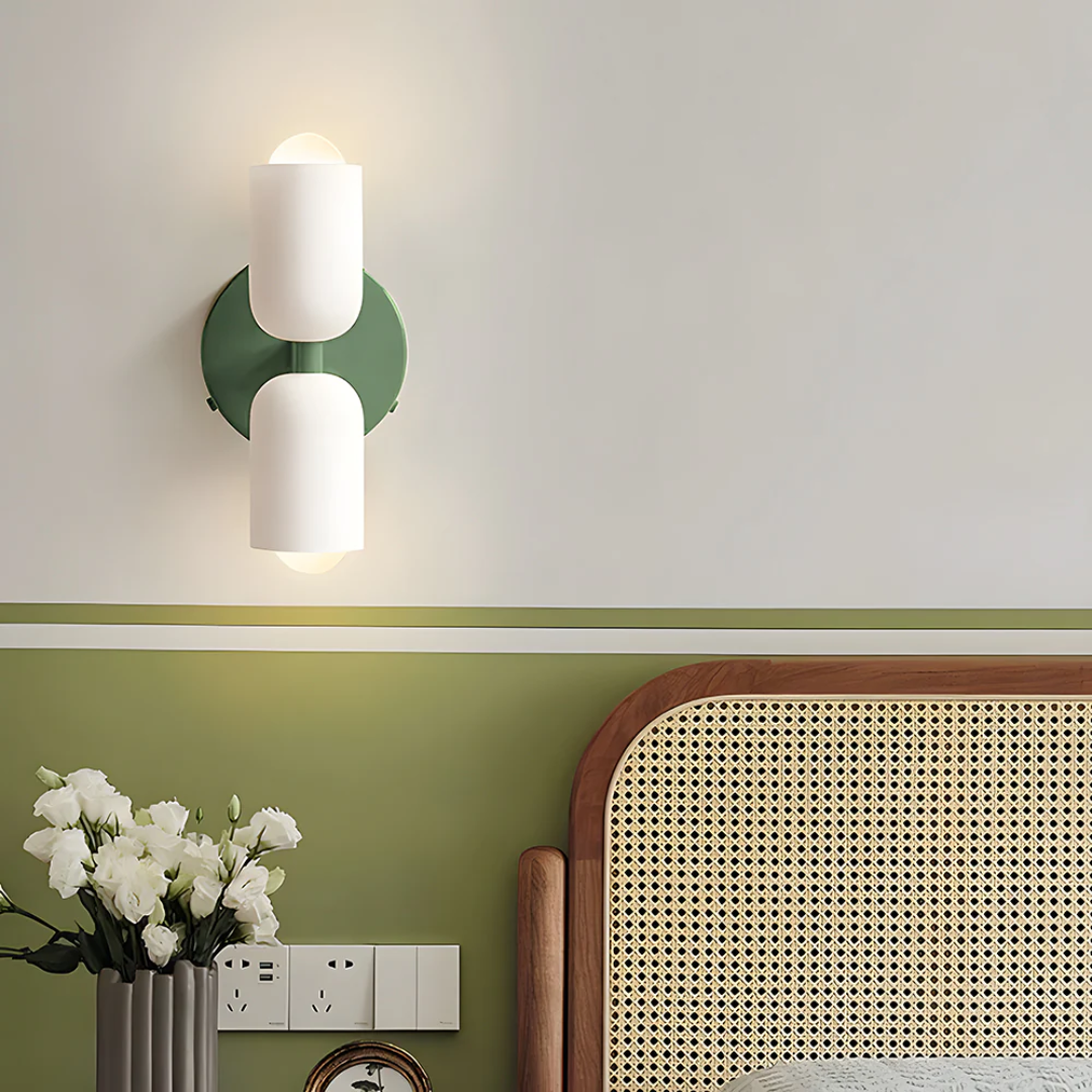Stylish Double Headed Wall Light