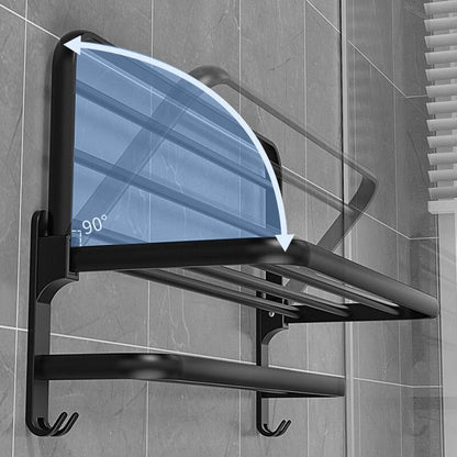 Space Saving Foldable Bathroom Towel Holder