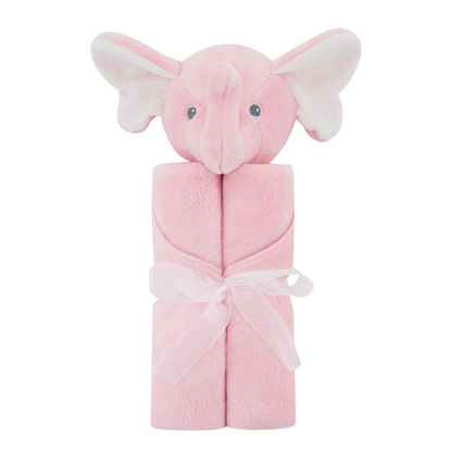 Soft Plush Baby Blanket with Cute Bunny