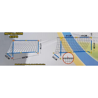 Portable Mini Folding Soccer Goal Set